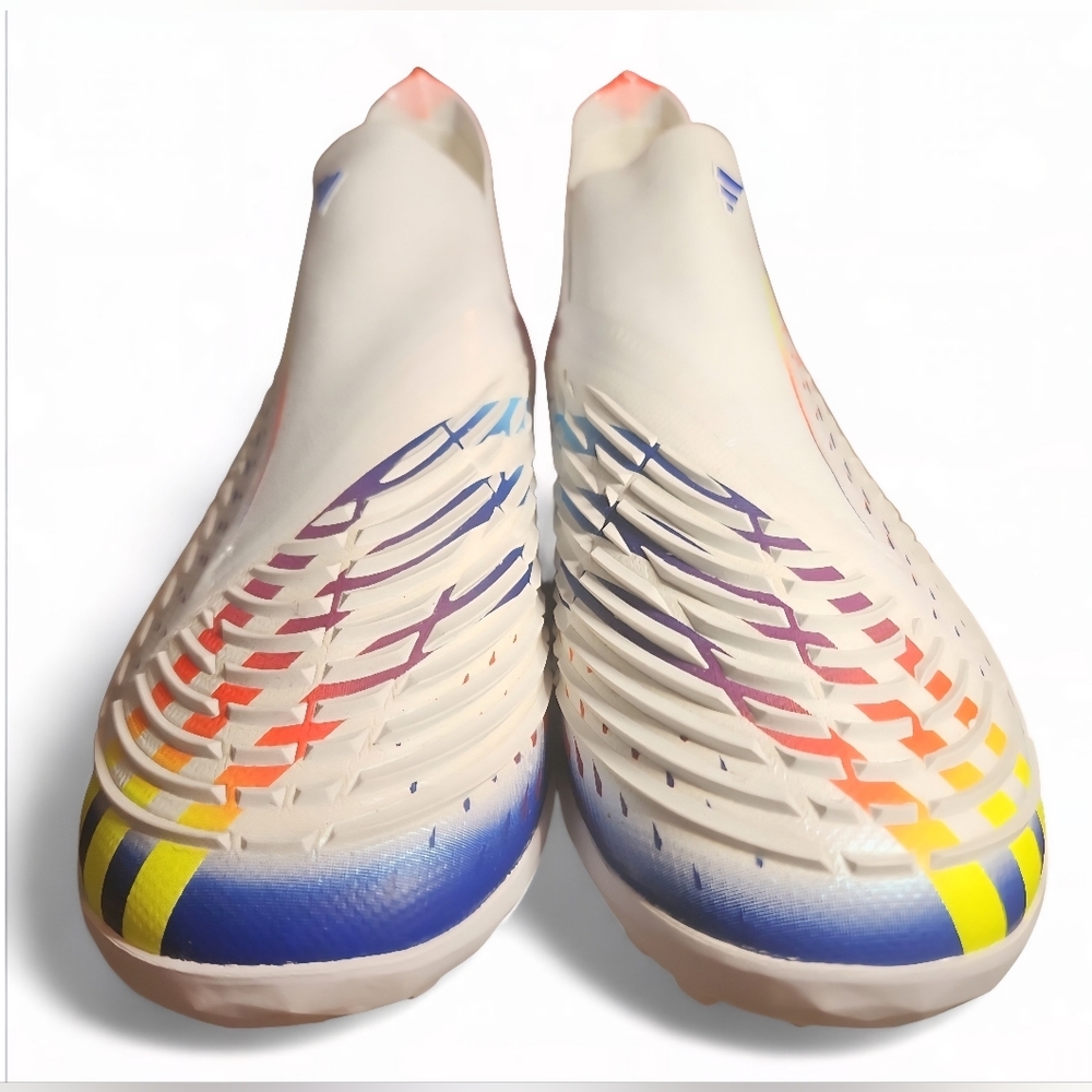 Adidas Predator Edge.1 GZ6101 White Mens Football Soccer Shoes Cleats 6.5 - Picture 2 of 10